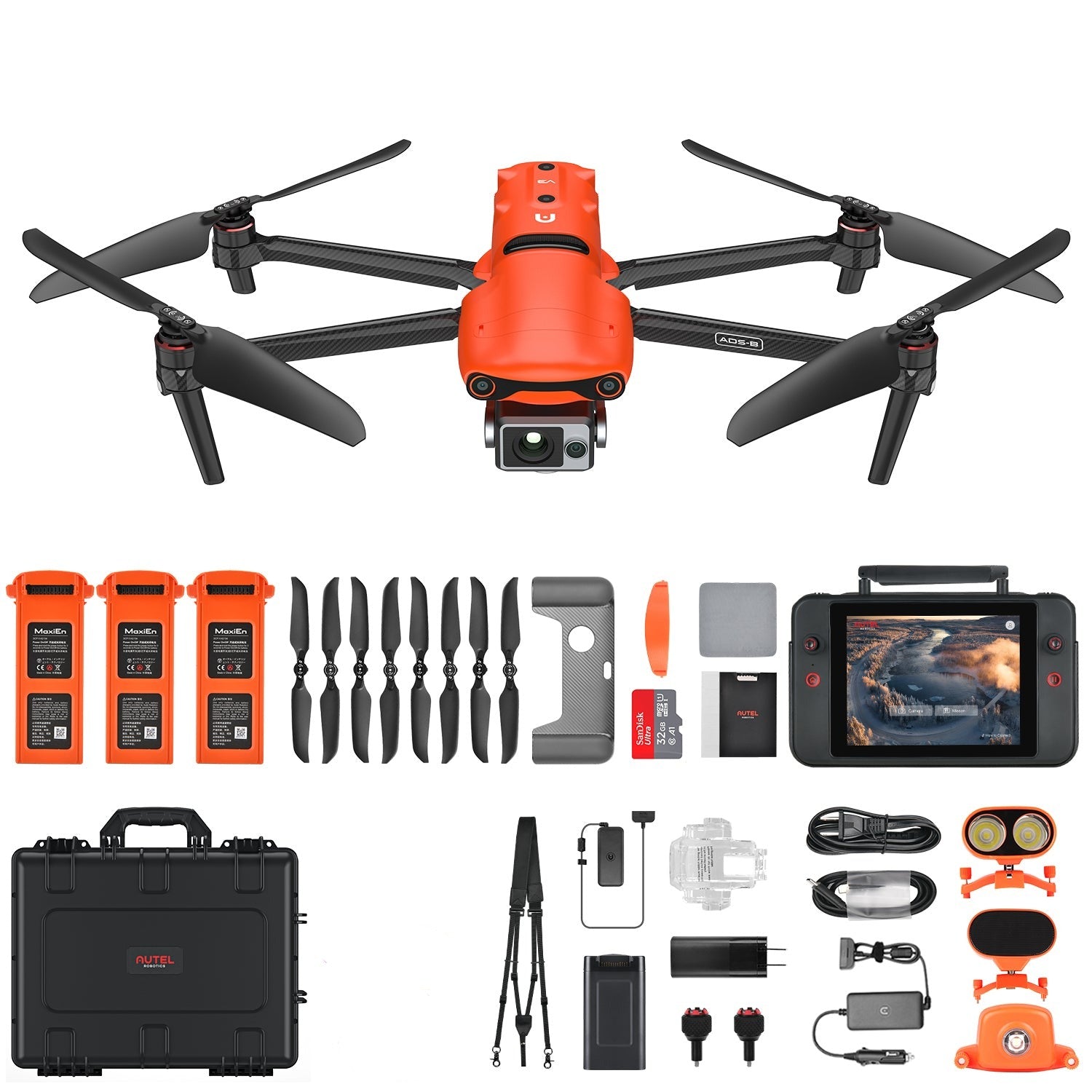 Stock de la UE】Autel Robotics EVO II Dual 640T Dron térmico V3